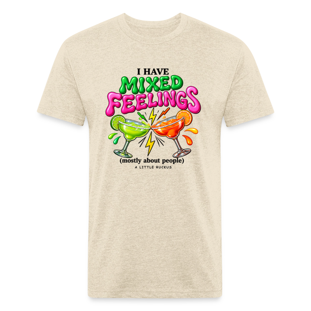I HAVE MIXED FEELINGS. MOSTLY ABOUT PEOPLE. - heather cream