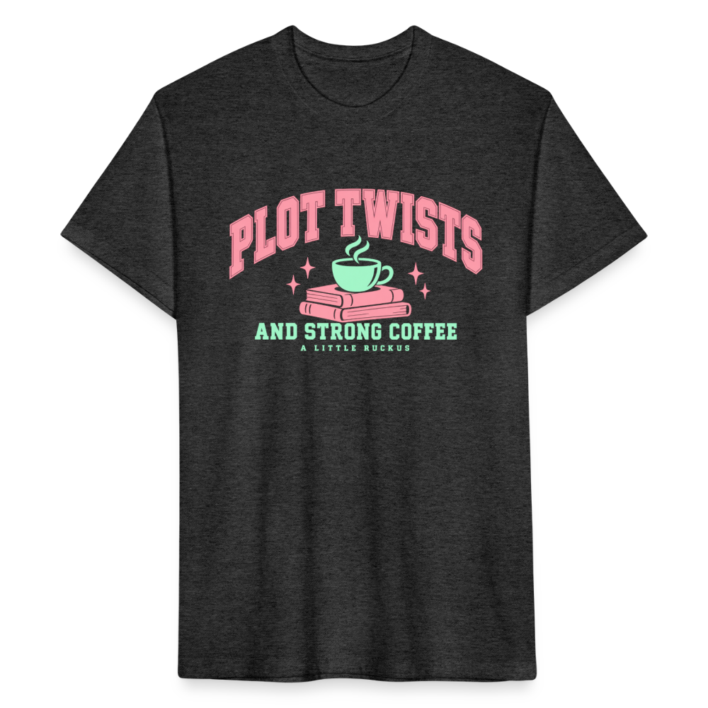 PLOT TWISTS AND STRONG COFFEE. - heather black