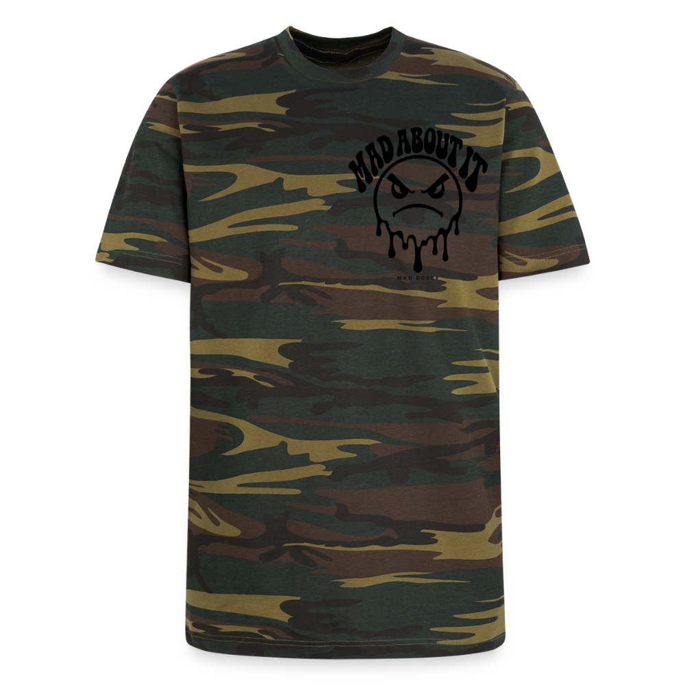 MAD ABOUT IT Unisex Camo Tee - green camo